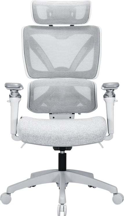 Ergonomická kancelářská židle Delta - Šedá