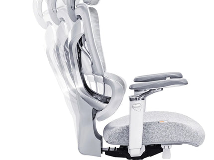 Ergonomická kancelářská židle Delta - Šedá