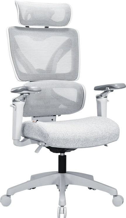 Ergonomická kancelářská židle Delta - Šedá