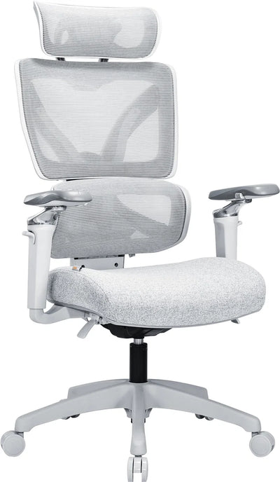 Ergonomická kancelářská židle Delta - Šedá