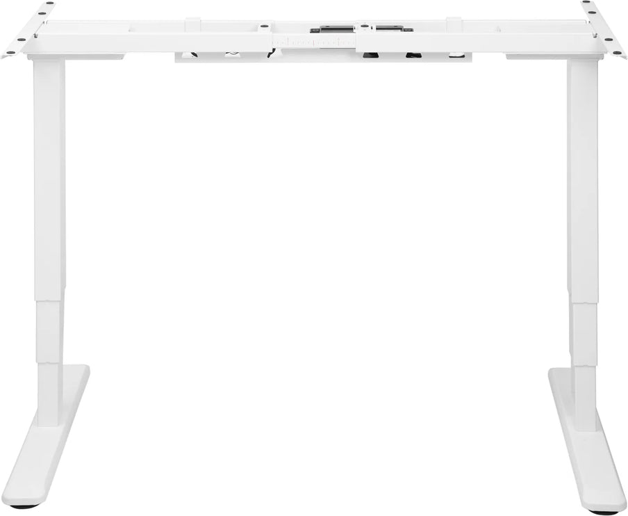 Výškově nastavitelná podnož– elektrická s LED panelem - Bílá