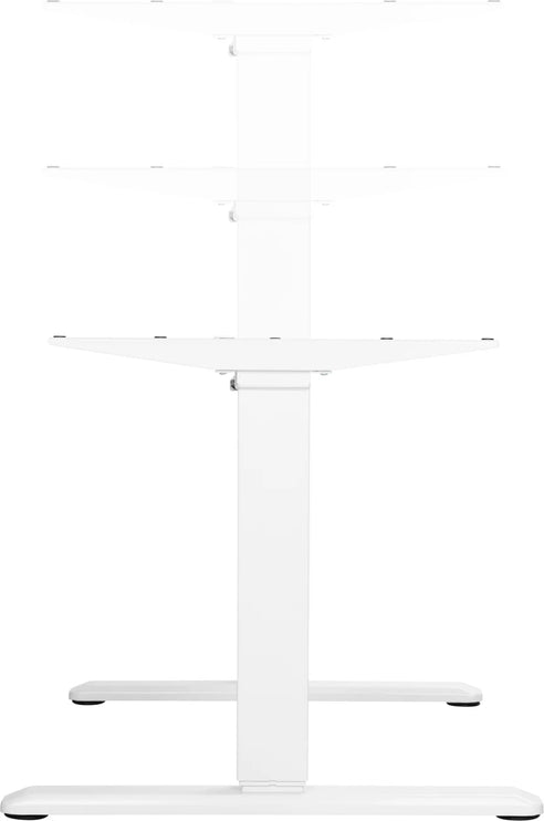 Výškově nastavitelná podnož– elektrická s LED panelem - Bílá