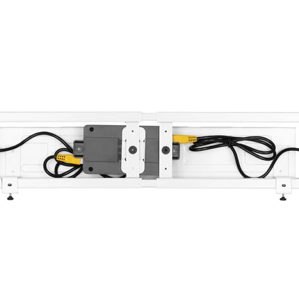 Výškově nastavitelná podnož– elektrická s LED panelem - Bílá