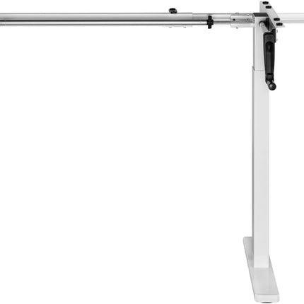 Výškově nastavitelný stůl - manuální - Bílý