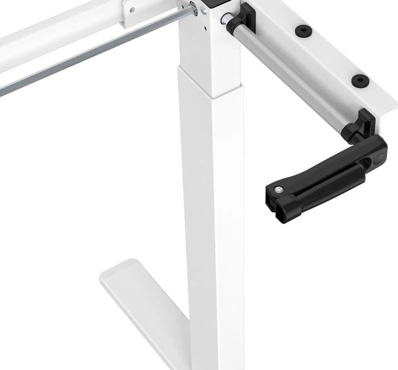 Výškově nastavitelná podnož - manuální - Bílá