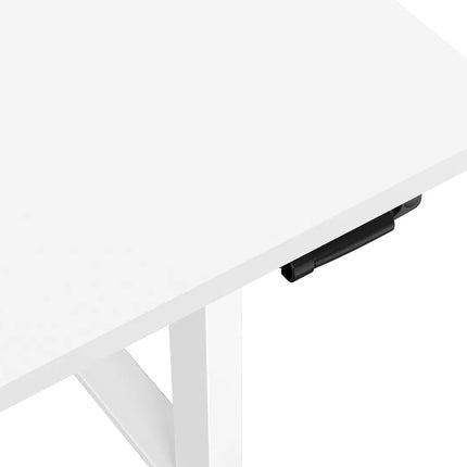 Výškově nastavitelný stůl - manuální - Bílý