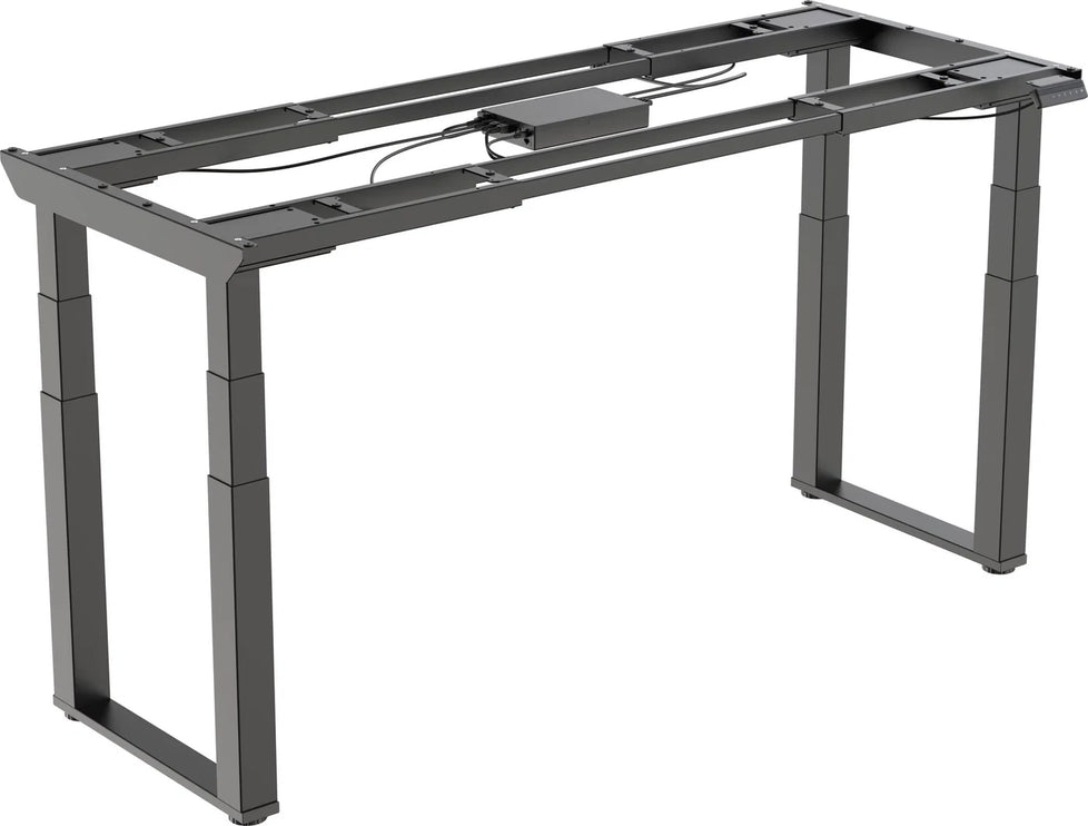 Výškově nastavitelná podnož – elektrická Heavy Duty s tlačítkovým panelem - Černá
