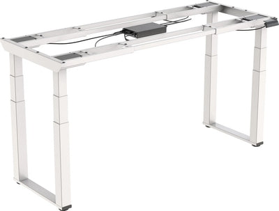 Výškově nastavitelná podnož – elektrická Heavy Duty s tlačítkovým panelem - Bílá