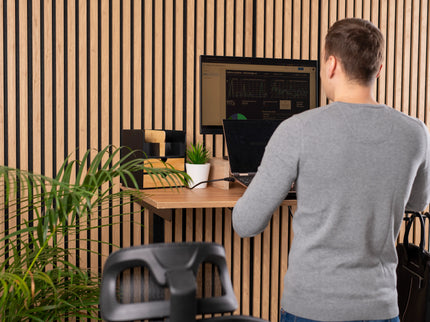 Dřevěný podstavec pod monitor - dub