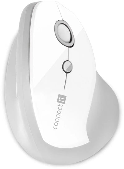 Ergonomická myš CONNECT IT FOR HEALTH Gloss - Bílá
