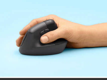 Ergonomická vertikální myš Logitech Lift - Šedá
