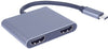 Redukce 4v1 s podporou USB-C a 4K