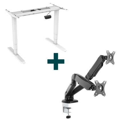 Elektrický zvedací stůl + držák na monitor