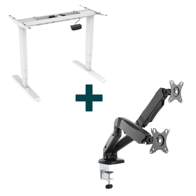 Elektrický zvedací stůl + držák na monitor