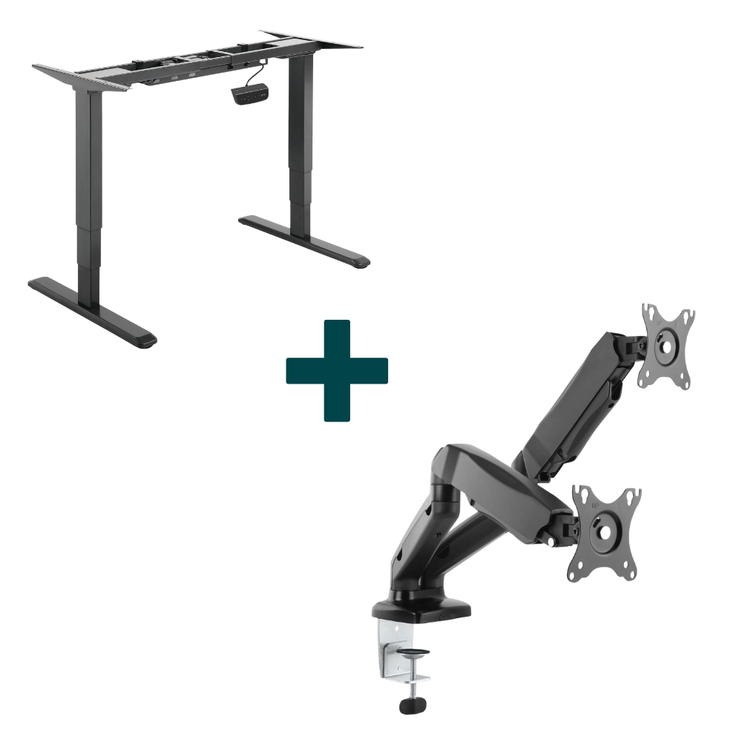 Elektrický zvedací stůl + držák na monitor
