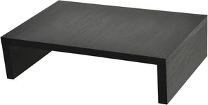 Dřevěný podstavec pod monitor - černý