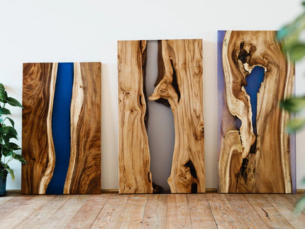 Epoxidová stolová deska - modrá